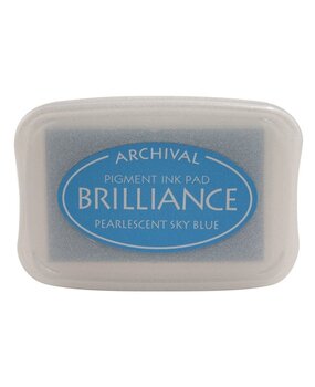 Tsukineko Brilliance Ink Pad Pearlescent Sky Blue (BR1-38)