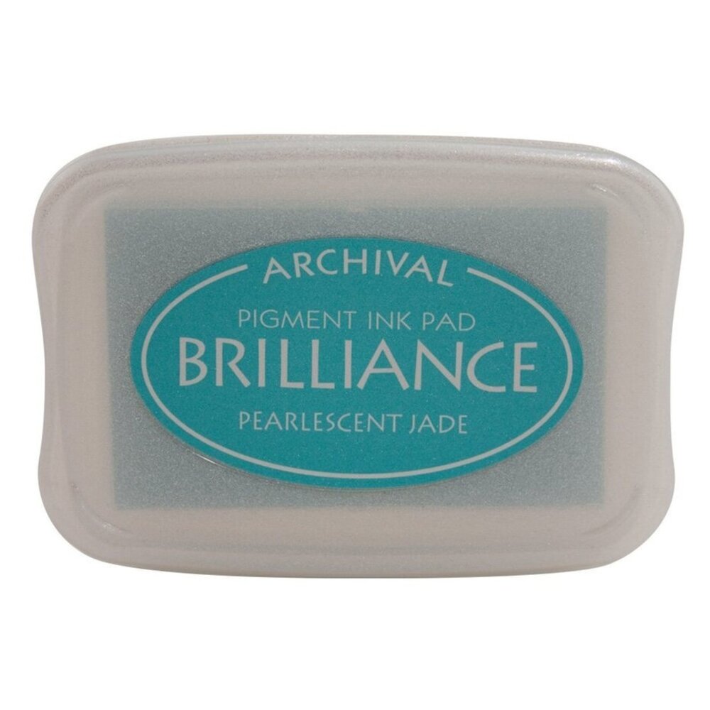Tsukineko Brilliance Ink Pad Pearlescent Jade (BR1-41) Tsukineko Brilliance Ink Pad Pearlescent Jade (BR1-41)