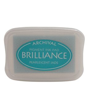 Tsukineko Brilliance Ink Pad Pearlescent Jade (BR1-41) Tsukineko Brilliance Ink Pad Pearlescent Jade (BR1-41)