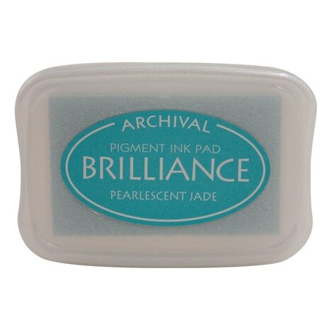 Tsukineko Brilliance Ink Pad Pearlescent Jade (BR1-41) Tsukineko Brilliance Ink Pad Pearlescent Jade (BR1-41)