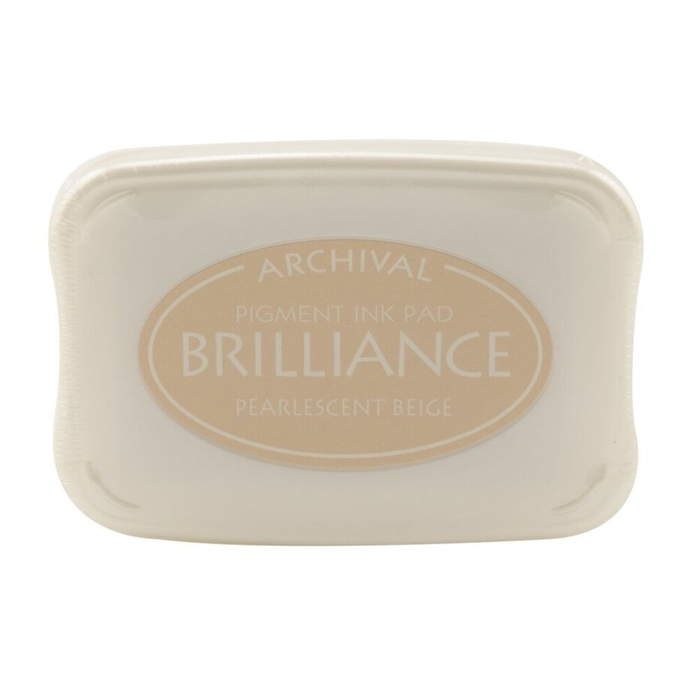 Tsukineko Brilliance Ink Pad Pearlescent Beige (BR1-55) Tsukineko Brilliance Ink Pad Pearlescent Beige (BR1-55)