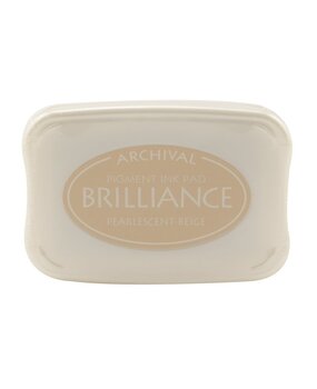 Tsukineko Brilliance Ink Pad Pearlescent Beige (BR1-55)