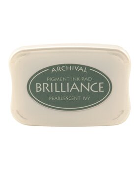 Tsukineko Brilliance Ink Pad Pearlescent Ivy (BR1-64)