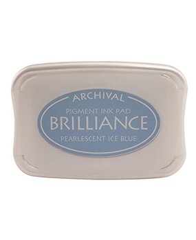 Tsukineko Brilliance Ink Pad Pearlescent Ice Blue (BR1-74) Tsukineko Brilliance Ink Pad Pearlescent Ice Blue (BR1-74)