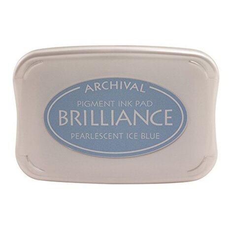 Tsukineko Brilliance Ink Pad Pearlescent Ice Blue (BR1-74) Tsukineko Brilliance Ink Pad Pearlescent Ice Blue (BR1-74)