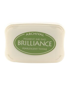 Tsukineko Brilliance Ink Pad Pearlescent Thyme (BR1-75) Tsukineko Brilliance Ink Pad Pearlescent Thyme (BR1-75)