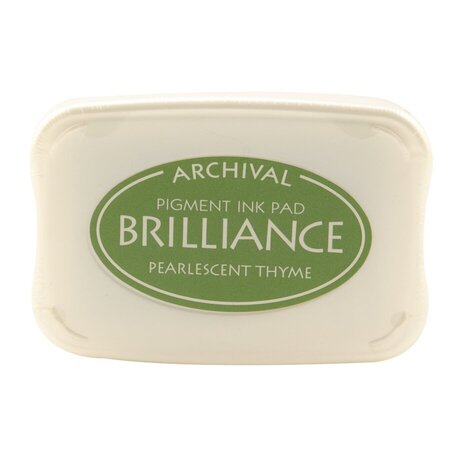 Tsukineko Brilliance Ink Pad Pearlescent Thyme (BR1-75) Tsukineko Brilliance Ink Pad Pearlescent Thyme (BR1-75)