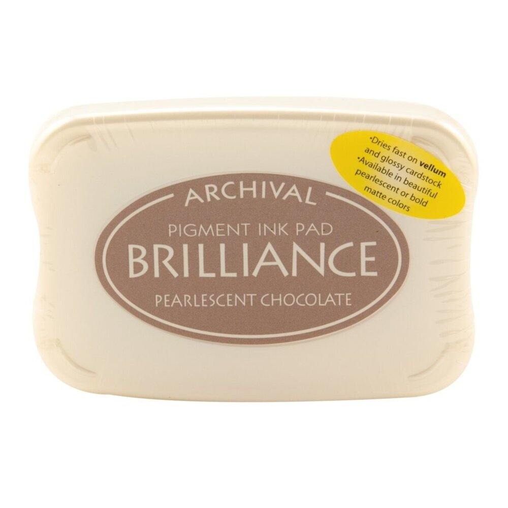 Tsukineko Brilliance Ink Pad Pearlescent Chocolate (BR1-76) Tsukineko Brilliance Ink Pad Pearlescent Chocolate (BR1-76)
