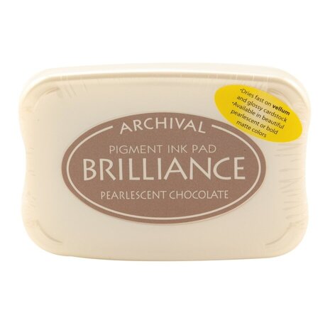 Tsukineko Brilliance Ink Pad Pearlescent Chocolate (BR1-76) Tsukineko Brilliance Ink Pad Pearlescent Chocolate (BR1-76)