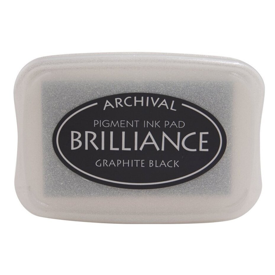 Tsukineko Brilliance Ink Pad Graphite Black (BR182) Paperpads.nl