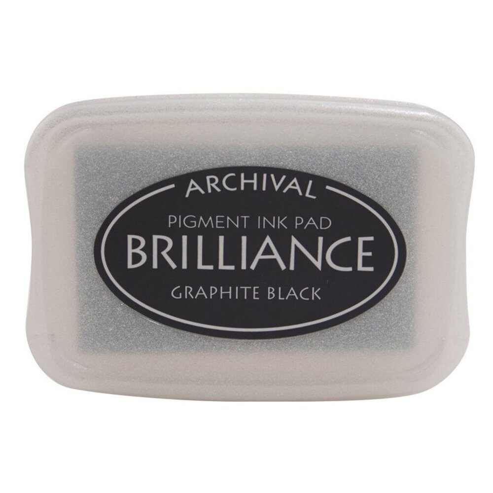 Tsukineko Brilliance Ink Pad Graphite Black (BR1-82) Tsukineko Brilliance Ink Pad Graphite Black (BR1-82)