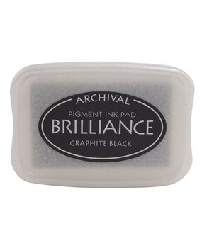 Tsukineko Brilliance Ink Pad Graphite Black (BR1-82)