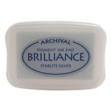 Tsukineko Brilliance Ink Pad Starlite Silver (BR1-93)