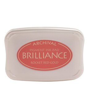 Tsukineko Brilliance Ink Pad Rocket Red Gold (BR1-96) Tsukineko Brilliance Ink Pad Rocket Red Gold (BR1-96)