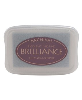Tsukineko Brilliance Ink Pad Crimson Copper (BR1-97)