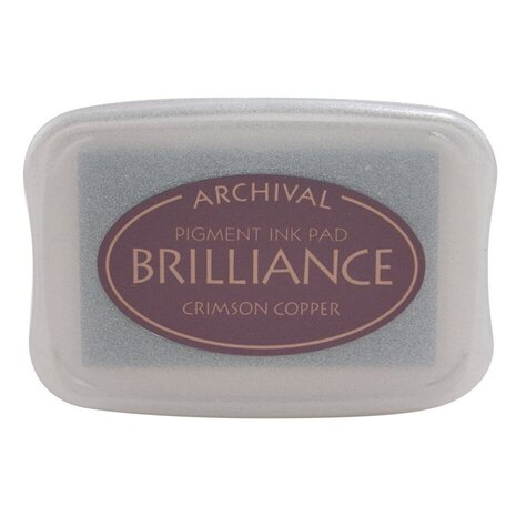 Tsukineko Brilliance Ink Pad Crimson Copper (BR1-97)