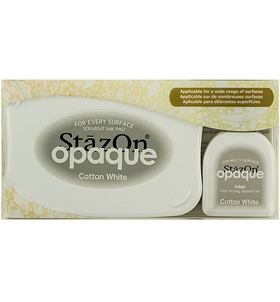 Tsukineko StazOn Opaque Kit Cotton White (SZ-000-110) Tsukineko StazOn Opaque Kit Cotton White (SZ-000-110)