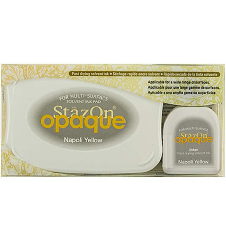 Tsukineko StazOn Opaque Ink Pads Napoli Yellow (SZ-000-111) Tsukineko StazOn Opaque Ink Pads Napoli Yellow (SZ-000-111)