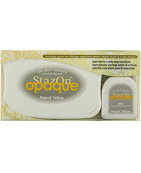 Tsukineko StazOn Opaque Ink Pads Napoli Yellow (SZ-000-111) Tsukineko StazOn Opaque Ink Pads Napoli Yellow (SZ-000-111)