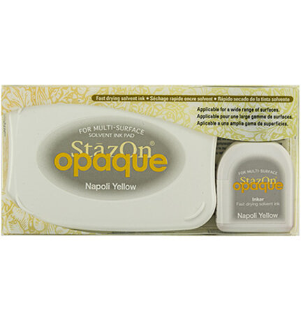 Tsukineko StazOn Opaque Ink Pads Napoli Yellow (SZ-000-111) Tsukineko StazOn Opaque Ink Pads Napoli Yellow (SZ-000-111)