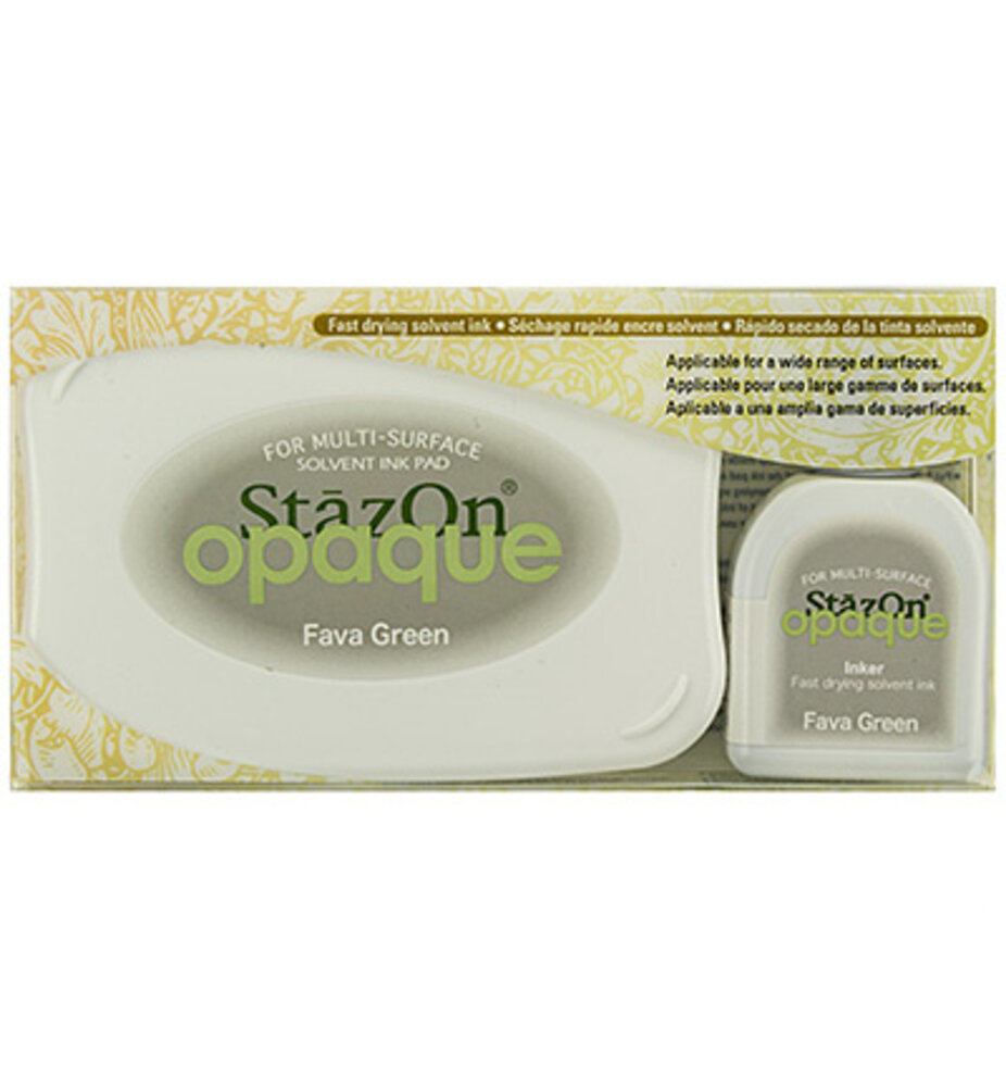 Tsukineko StazOn Opaque Ink Pads Fava Green (SZ-000-140)
