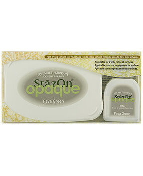 Tsukineko StazOn Opaque Ink Pads Fava Green (SZ-000-140)