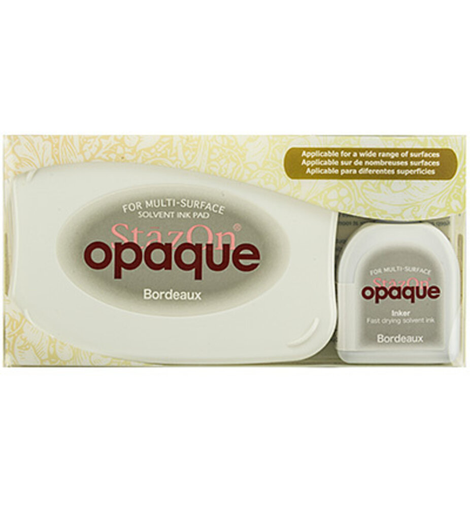 Tsukineko StazOn Opaque Ink Pads Bordeaux (SZ-000-156) Tsukineko StazOn Opaque Ink Pads Bordeaux (SZ-000-156)