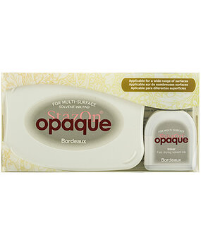 Tsukineko StazOn Opaque Ink Pads Bordeaux (SZ-000-156) Tsukineko StazOn Opaque Ink Pads Bordeaux (SZ-000-156)