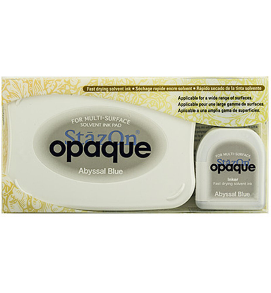 Tsukineko StazOn Opaque Ink Pads Abyss Blue (SZ-000-158)