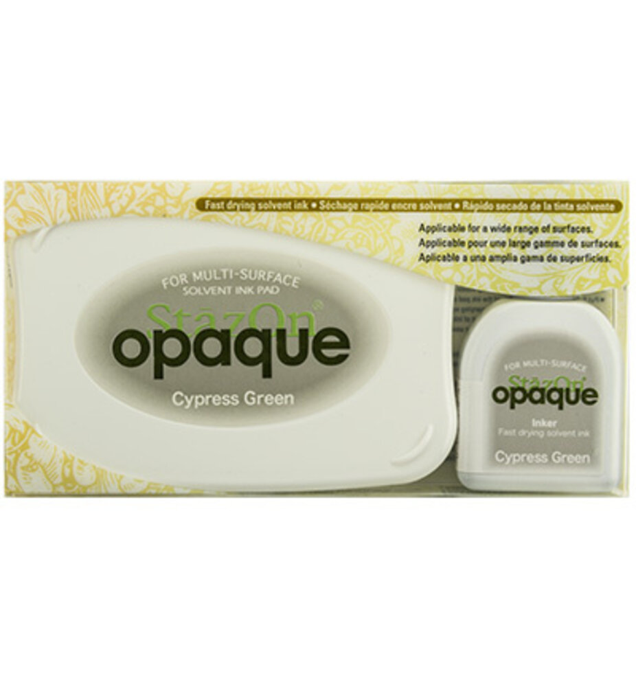 Tsukineko StazOn Opaque Ink Pads Cypress Green (SZ-000-161) Tsukineko StazOn Opaque Ink Pads Cypress Green (SZ-000-161)