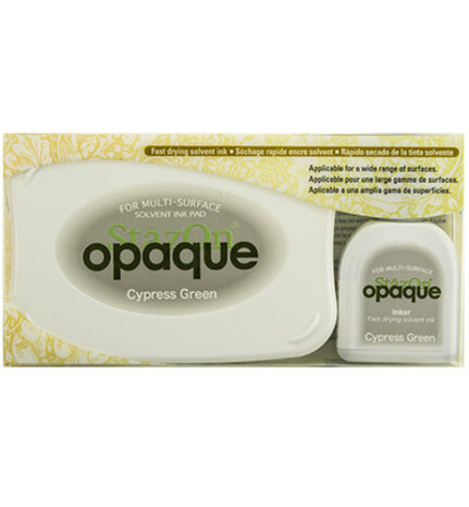 Tsukineko StazOn Opaque Ink Pads Cypress Green (SZ-000-161) Tsukineko StazOn Opaque Ink Pads Cypress Green (SZ-000-161)