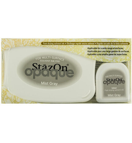 Tsukineko StazOn Opaque Ink Pads Mist Grey (SZ-000-181) Tsukineko StazOn Opaque Ink Pads Mist Grey (SZ-000-181)