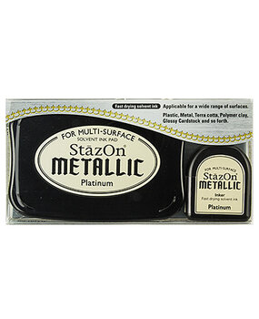 Tsukineko StazOn Metallic Platinum (SZ-000-195) Tsukineko StazOn Metallic Platinum (SZ-000-195)