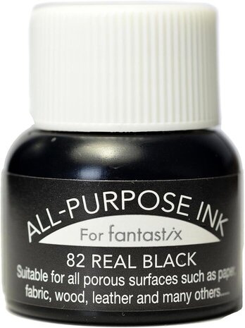 Tsukineko All-Purpose Ink Real Black 15ml (API-082) Tsukineko All-Purpose Ink Real Black 15ml (API-082)