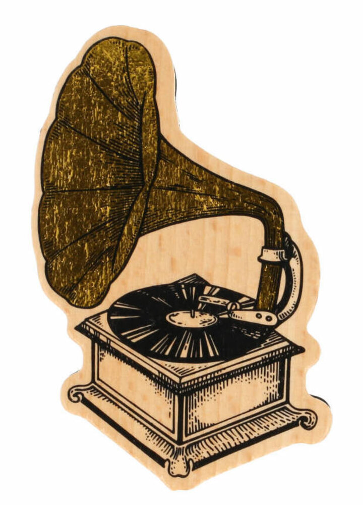 DécoTime Houten Stempel Grammofoon (3006894) DécoTime Houten Stempel Grammofoon (3006894)