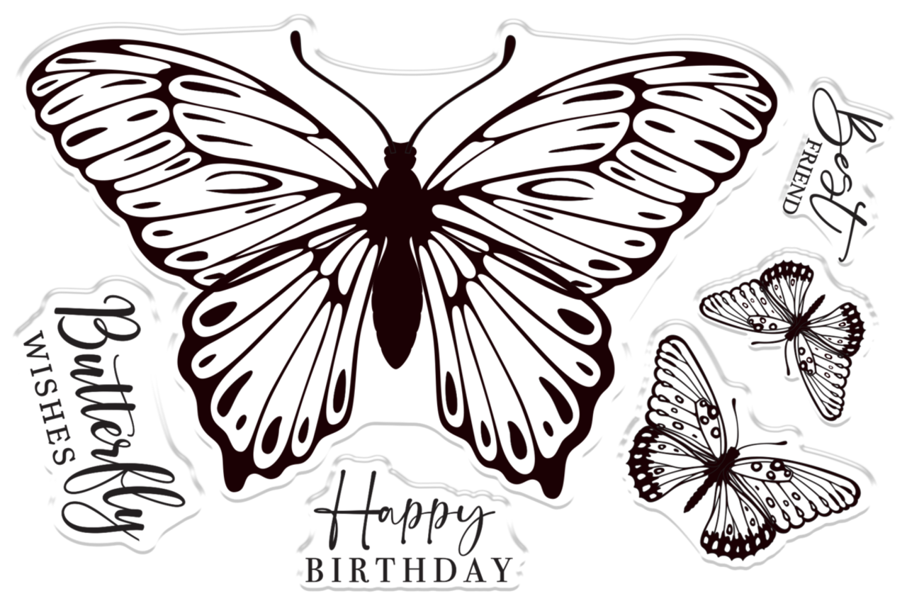 Sheena Bold Butterflies Stamp & Die Swallowtail Butterfly (SD-BB-STD-SWA) Sheena Bold Butterflies Stamp & Die Swallowtail Butterfly (SD-BB-STD-SWA)