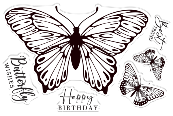 Sheena Bold Butterflies Stamp & Die Swallowtail Butterfly (SD-BB-STD-SWA) Sheena Bold Butterflies Stamp & Die Swallowtail Butterfly (SD-BB-STD-SWA)