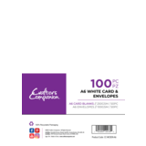 Crafter's Companion Card & Envelopes A6 White (100pcs) (CC-WCBEN-A6)