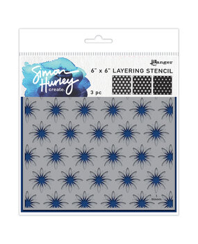 Simon Hurley Create In Bloom 6x6 Inch Masking Stencils (HUS80992) Simon Hurley Create In Bloom 6x6 Inch Masking Stencils (HUS80992)