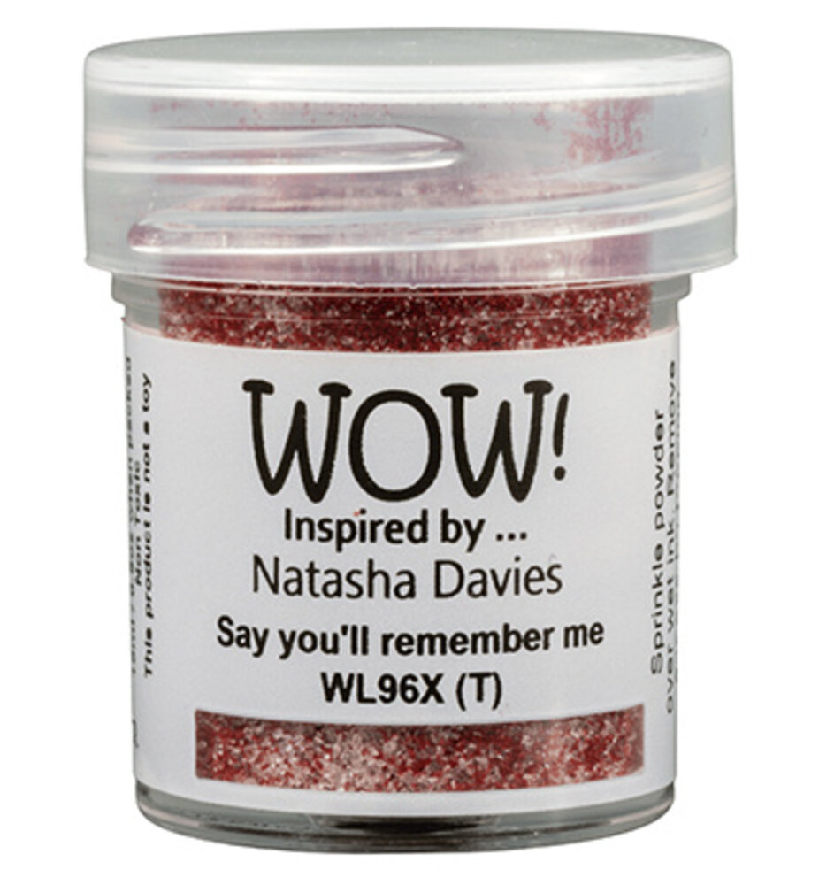 WOW! Say You"ll Remember Me Embossing Powder (WL96X) WOW! Say You"ll Remember Me Embossing Powder (WL96X)