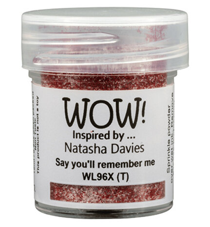 WOW! Say You"ll Remember Me Embossing Powder (WL96X) WOW! Say You"ll Remember Me Embossing Powder (WL96X)