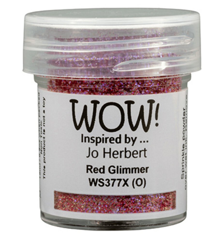 WOW! Red Glimmer Embossing Powder (WS377X)