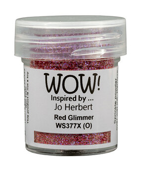 WOW! Red Glimmer Embossing Powder (WS377X)