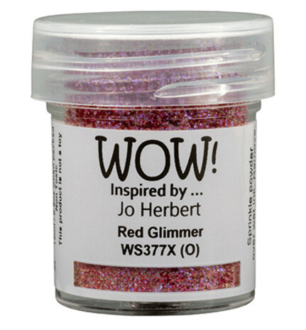 WOW! Red Glimmer Embossing Powder (WS377X)