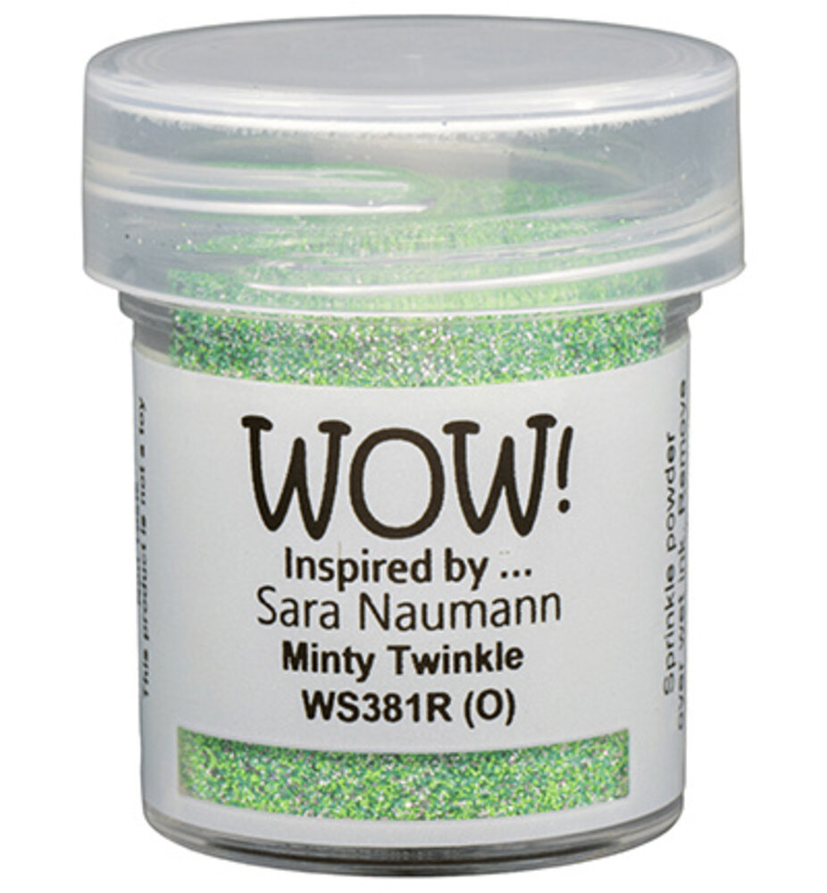 WOW! Minty Twinkle Embossing Powder (WS381R) WOW! Minty Twinkle Embossing Powder (WS381R)
