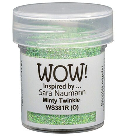 WOW! Minty Twinkle Embossing Powder (WS381R) WOW! Minty Twinkle Embossing Powder (WS381R)