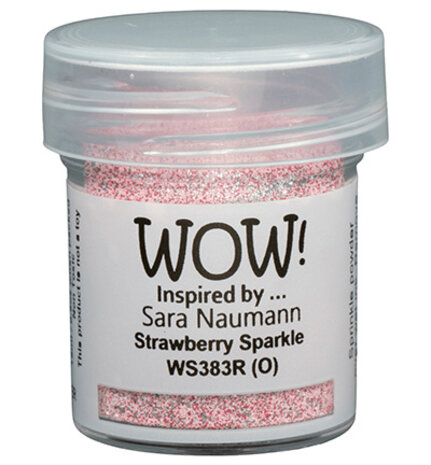 WOW! Strawberry Sparkle Embossing Powder (WS383R) WOW! Strawberry Sparkle Embossing Powder (WS383R)