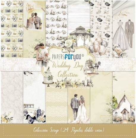 Papers For You Wedding Day 6x6 Inch Paper Pack (24pcs) (PFY-12633) Papers For You Wedding Day 6x6 Inch Paper Pack (24pcs) (PFY-12633)