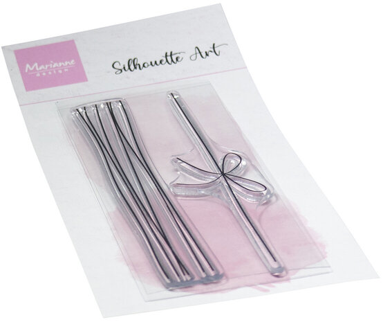 Marianne Design Silhouette Art Clear Stamps Twines (CS1162) Marianne Design Silhouette Art Clear Stamps Twines (CS1162)