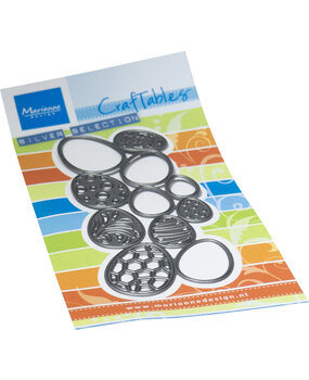Marianne Design Craftables Punch Die XL Eggs (CR1646) Marianne Design Craftables Punch Die XL Eggs (CR1646)